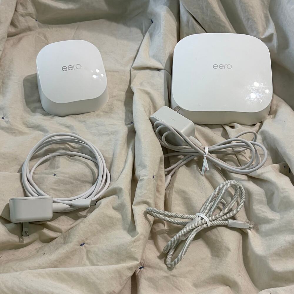 Amazon eero Pro 6 Router K010001 & 6 Extender Q010001 Dual Band Mesh WiFi 6 Lot